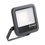 Ledvance LED Floodlight Aluminium Black 69W 9150lm 100D - 830 Warm White | IP66 - Symmetrical