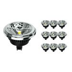Multipack 10x Noxion Lucent LED Spot GU10 AR111 15W 850lm 40D - 927 Extra Warm White | Best Colour Rendering - Dimmable - Replaces 100W