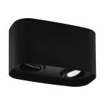 Eglo Ceiling Spot Arenzano Steel Black 9.4W 690lm - 830 Warm White | Dimmable - Suitable for GU10