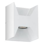 Eglo Wall Light Morino Outdoor Aluminium White 5W 460lm - 830 Warm White