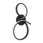 Eglo Wall Light Serpins Steel Black 11.4W 1400lm - 830 Warm White