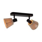 Eglo Ceiling Light Seagard Steel Black | IP20 - Suitable for 2x E14 