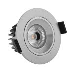 Noxion LED Spot Diamond Tiltable Aluminium 6W 400lm 36D - 927 Extra Warm White | Cutout 83mm - IP44 - Best Colour Rendering - Dimmable