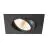 SLV New Tria 68 Spot Aluminium Black Square 8.3W 705lm 38D - 927 Extra Warm White | Cutout 68mm - Best Colour Rendering - Dimmable 