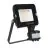 Ledvance LED Floodlight Compact Black 20W 2000lm 100D - 840 Cool White | IP65 - Symmetrical - Motion and Light Sensor