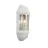 Ansell LED Wall Light Latina Half Lantern White - Suitable for E27 Up To 42W | IP65 - Motion and Light Sensor