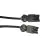 Noxion GST - Compatible Extension Cable Black - Male + Female - 1,5m - 3 pole 1,5mm2