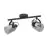 Eglo Ceiling Light Berregas Steel Black Chrome | IP20 - Suitable for 2x E27 