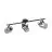 Eglo Ceiling Light Berregas Steel Black Chrome | IP20 - Suitable for 3x E27 