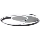 Brilliant Runda Ceiling Light Metal Silicone Black 45W 5200lm - 830-865 CCT | 500mm - Remote Control Dimmable