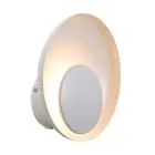 Nordlux Marsi Wall Light Metal and PMMA White 7W 260lm - 830 Warm White | 3-Step Dimmable