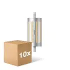 Multipack 10x Philips Corepro LED Lineair R7s 118mm 17.5W 2460lm - 840 Cool White | Dimmable - Replaces 150W