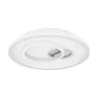 Eglo Wall and Ceiling Light Tiriolo Steel White Silver 14W 1800lm - 840 Cool White | IP20 