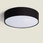 Bright Choice LED Ceiling Round Textile Black | 500mm - Suitable for 3x E27 – Max 40W